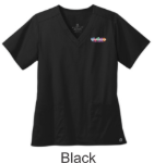 Picture of Pediatric Associates Women's Work Flex V-Neck Top